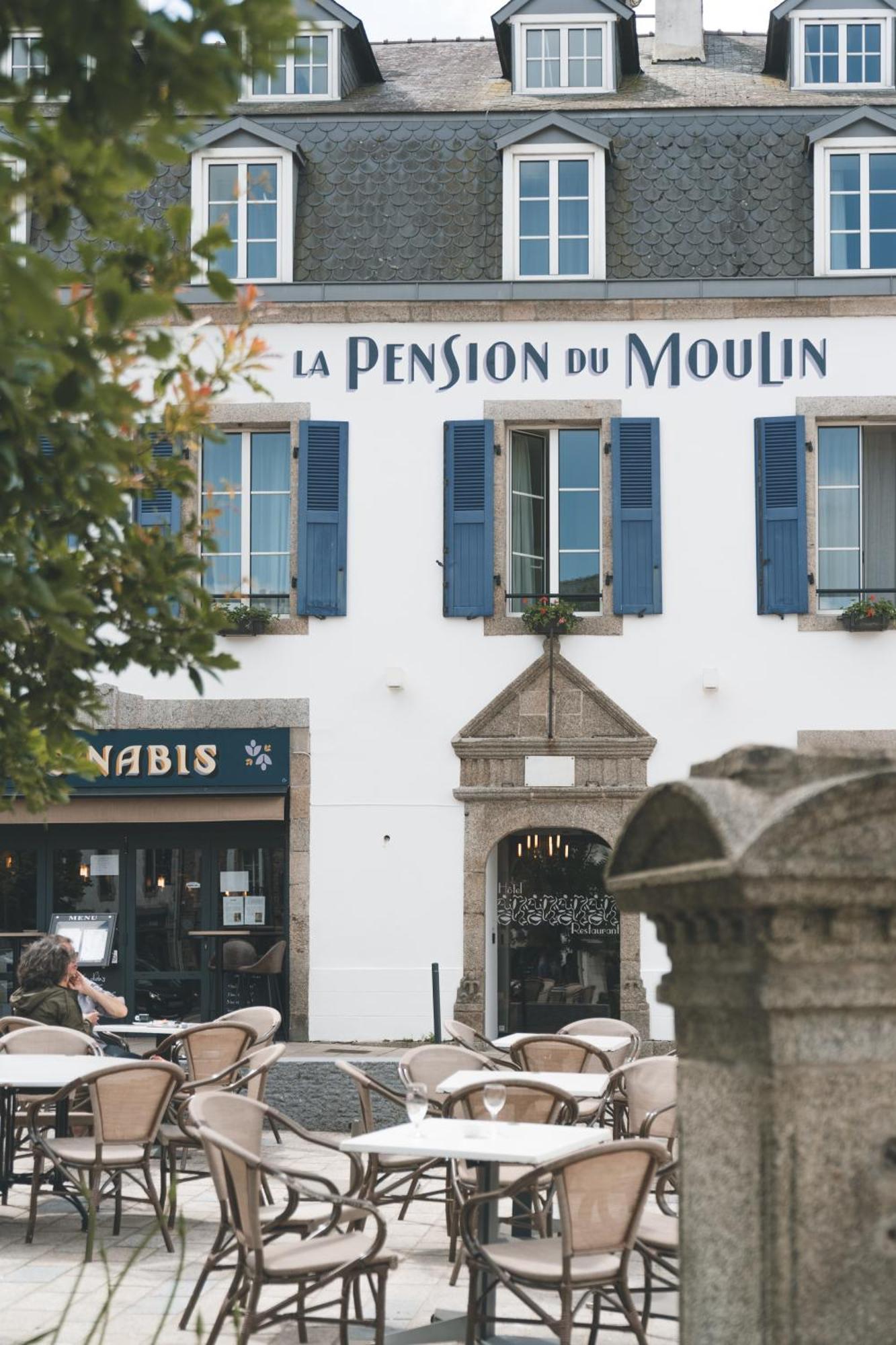 Logis Hotel Et Restaurant La Pension Du Moulin Pont-Aven Buitenkant foto